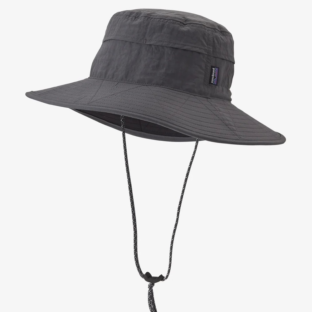 Patagonia mens Baggies™ Brimmer Hat for hiking grey size large